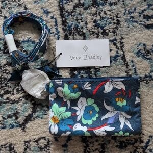 Vera Bradley Blue and Green Belt Accessory